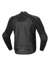 Alpinestars Faster v3 Motorjas Zwart, achteraanzicht