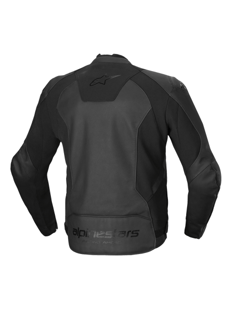 Alpinestars Faster v3 Motorjas Zwart, achteraanzicht