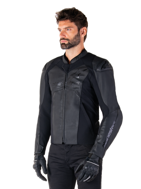 Alpinestars Faster v3 Motorjas Zwart, productfoto 4