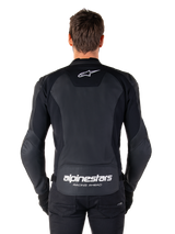 Alpinestars Faster v3 Motorjas Zwart en wit, productfoto 4