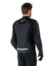 Alpinestars Faster v3 Motorjas Zwart en wit, productfoto 2