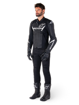 Alpinestars Faster v3 Motorjas Zwart en wit, productfoto 5