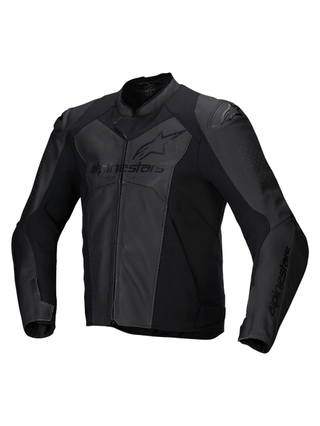 Alpinestars Faster v3 Airflow Motorjas Zwart, vooraanzicht