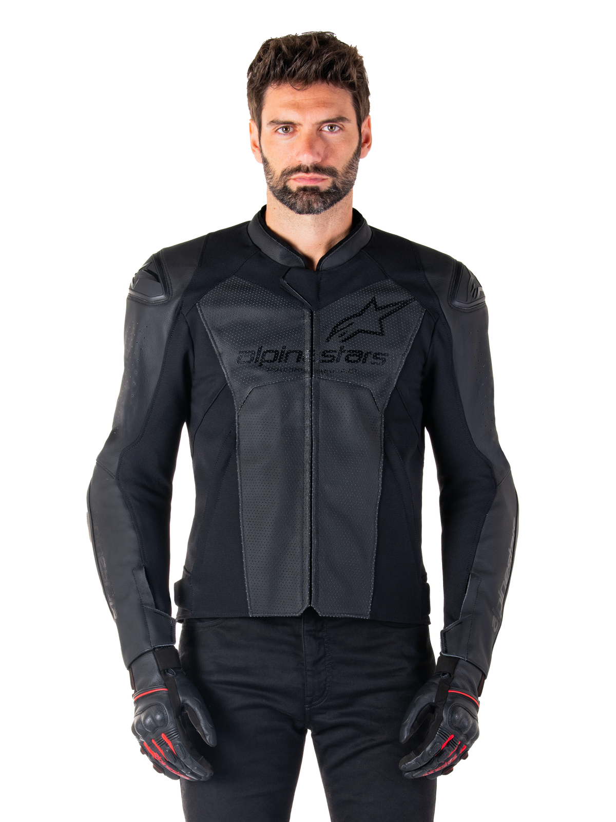 Alpinestars Faster v3 Airflow Motorjas Zwart, productfoto 1