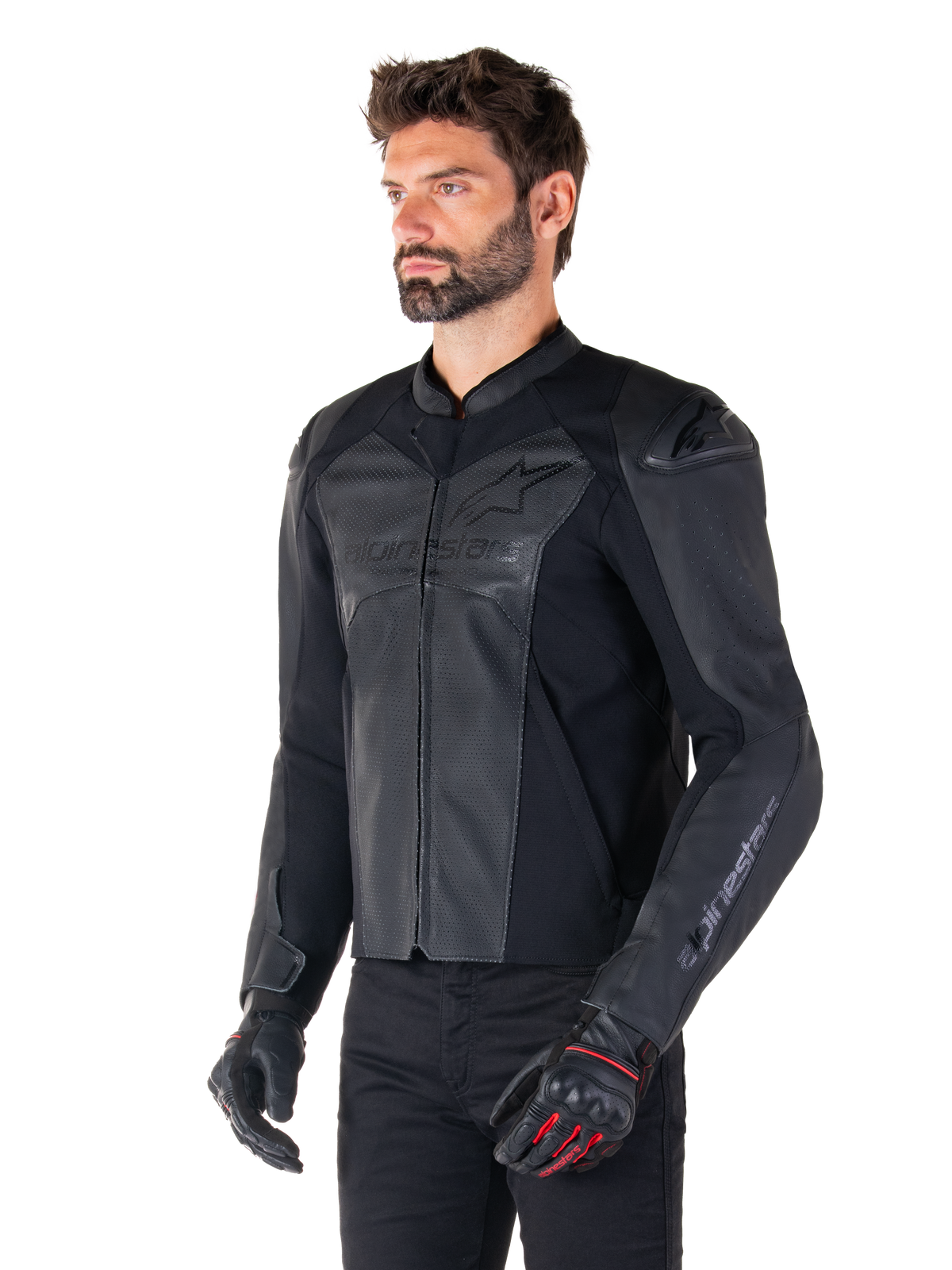 Alpinestars Faster v3 Airflow Motorjas Zwart, productfoto 4