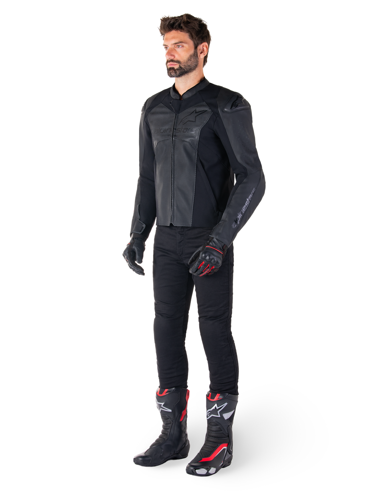 Alpinestars Faster v3 Airflow Motorjas Zwart, productfoto 5