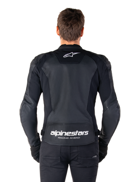 Alpinestars Faster v3 Airflow Motorjas Zwart en wit, productfoto 2
