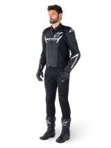 Alpinestars Faster v3 Airflow Motorjas Zwart en wit, productfoto 5