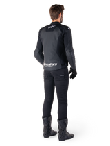 Alpinestars Faster v3 Airflow Motorjas Zwart en wit, productfoto 6