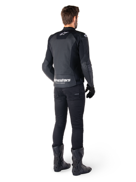 Alpinestars Faster v3 Airflow Motorjas Zwart en wit, productfoto 6