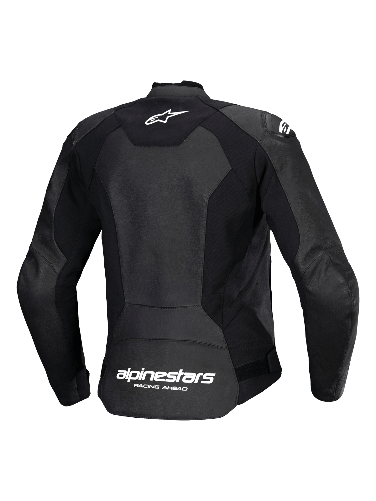 Alpinestars Faster v3 Motorjas Dames Zwart en wit, achteraanzicht