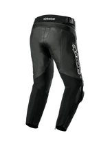 Alpinestars Missile v3 Motorbroek Zwart en wit, achteraanzicht