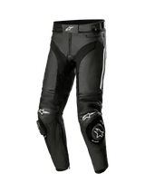 Alpinestars Missile v3 Motorbroek Zwart en wit, vooraanzicht