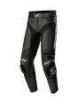 Alpinestars Missile v3 Motorbroek Zwart en wit, vooraanzicht