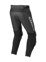 Alpinestars Track v2 Motorbroek Zwart, achteraanzicht