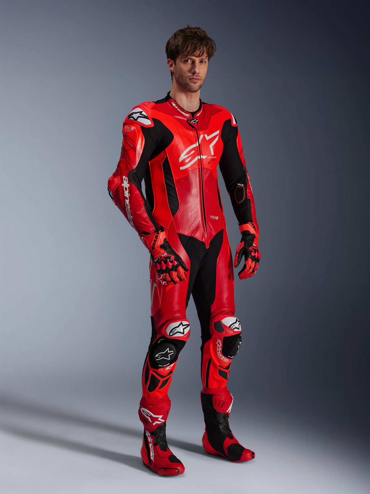 Alpinestars GP Plus v4 Sprint Motorpak Fluorood, productfoto 2