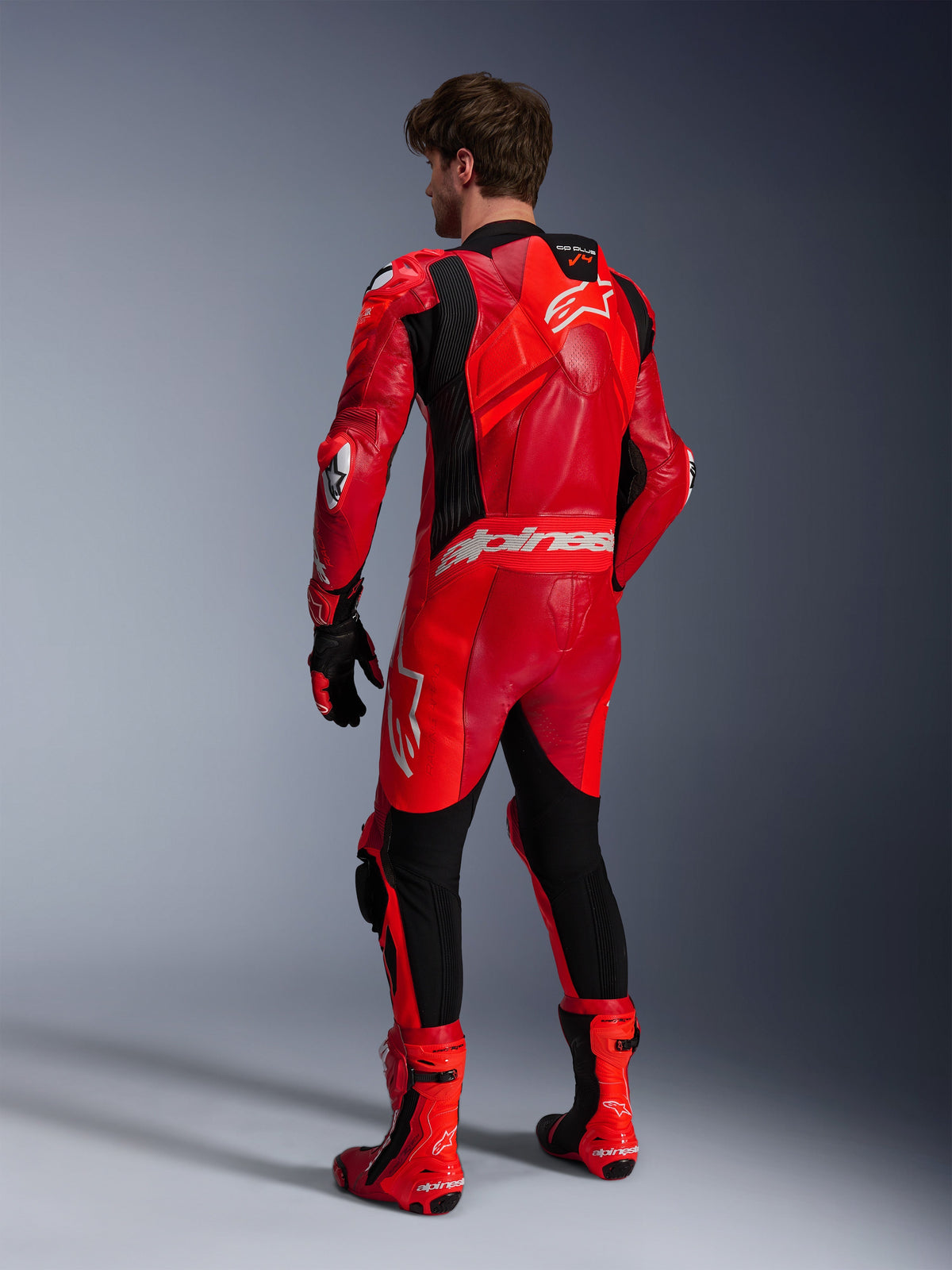Alpinestars GP Plus v4 Sprint Motorpak Fluorood, productfoto 4
