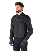 Alpinestars T-Jaws v4 Waterproof Motorjas Zwart, productfoto 3