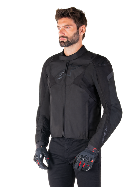 Alpinestars T-Jaws v4 Waterproof Motorjas Zwart, productfoto 3