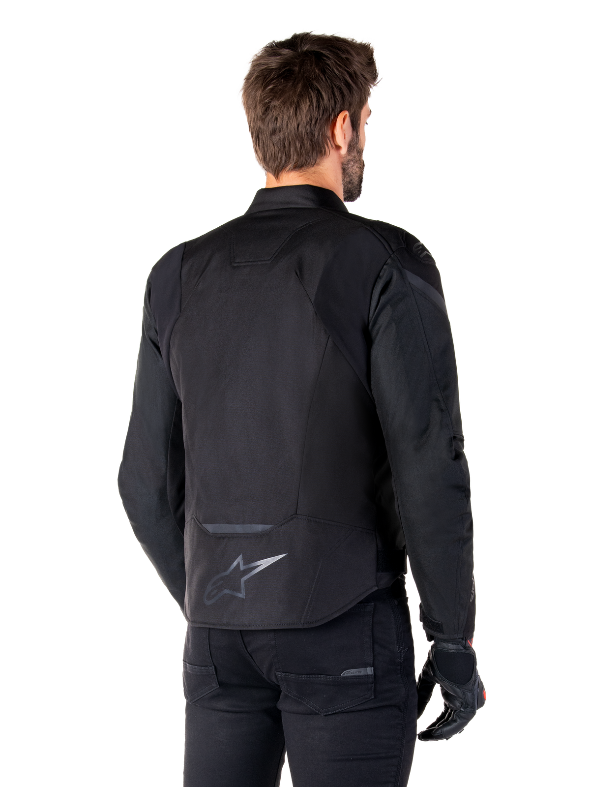 Alpinestars T-Jaws v4 Waterproof Motorjas Zwart, productfoto 2