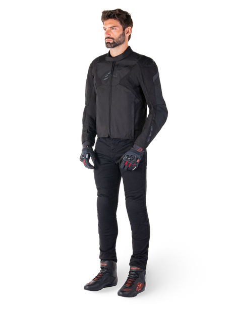 Alpinestars T-Jaws v4 Waterproof Motorjas Zwart, productfoto 5