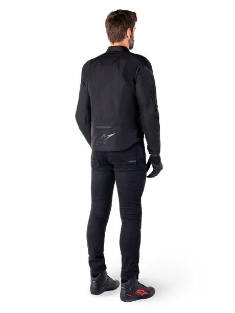 Alpinestars T-Jaws v4 Waterproof Motorjas Zwart, productfoto 6