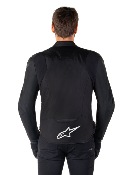 Alpinestars T-Jaws v4 Waterproof Motorjas Zwart en wit, productfoto 4