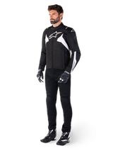 Alpinestars T-Jaws v4 Waterproof Motorjas Zwart en wit, productfoto 5