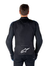 Alpinestars T-Jaws v4 Waterproof Motorjas Zwart en blauw, productfoto 4