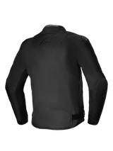Alpinestars T-SP 1 v2 Waterproof Motorjas Zwart, achteraanzicht