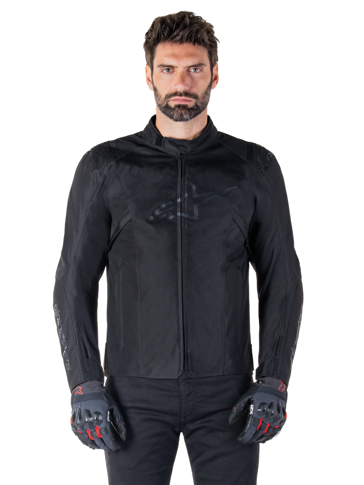 Alpinestars T-SPS v2 Waterproof Motorjas Zwart, productfoto 1