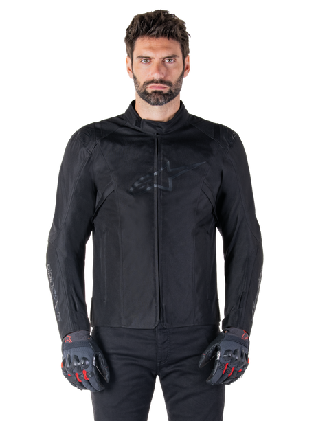 Alpinestars T-SPS v2 Waterproof Motorjas Zwart, productfoto 1