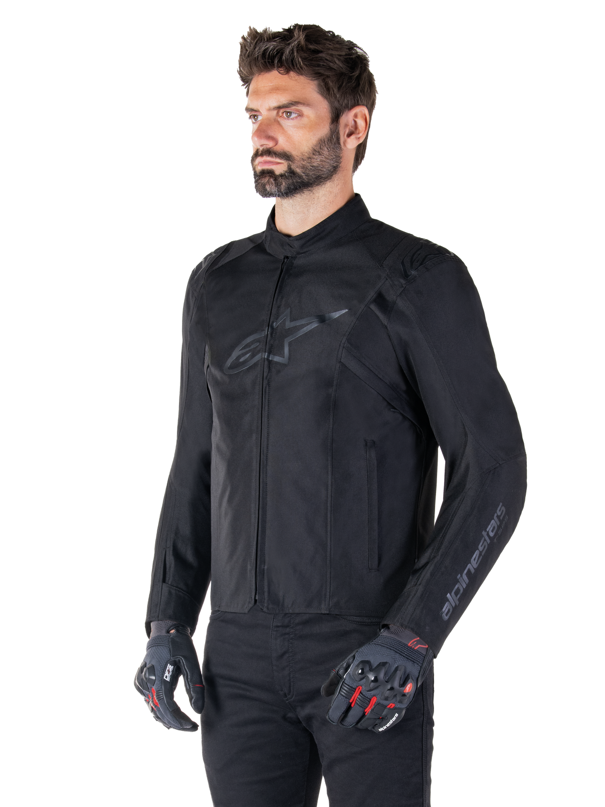Alpinestars T-SPS v2 Waterproof Motorjas Zwart, productfoto 3