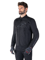 Alpinestars T-SPS v2 Waterproof Motorjas Zwart, productfoto 3