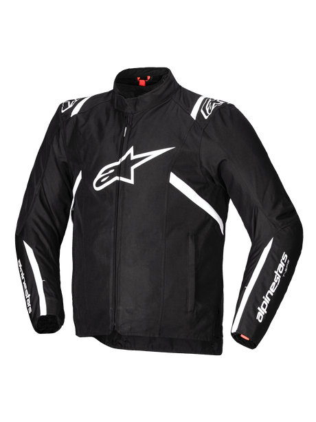 Alpinestars T-SPS v2 Waterproof Motorjas Zwart en wit, vooraanzicht