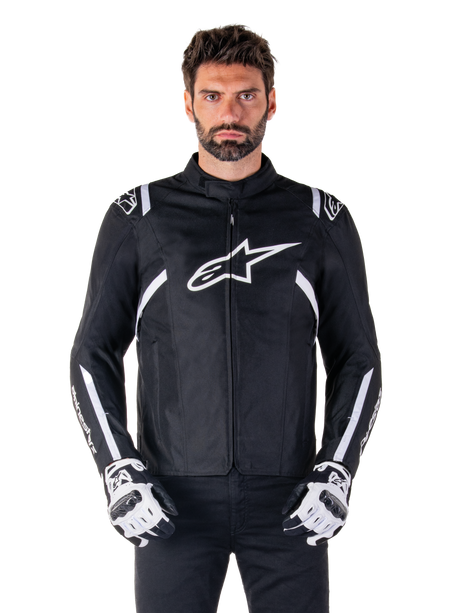 Alpinestars T-SPS v2 Waterproof Motorjas Zwart en wit, productfoto 1
