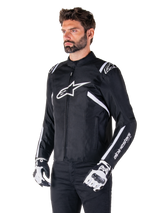 Alpinestars T-SPS v2 Waterproof Motorjas Zwart en wit, productfoto 3