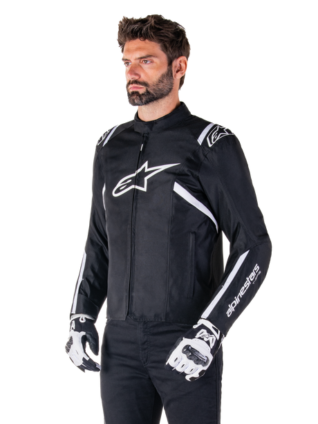 Alpinestars T-SPS v2 Waterproof Motorjas Zwart en wit, productfoto 3