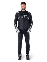 Alpinestars T-SPS v2 Waterproof Motorjas Zwart en wit, productfoto 5