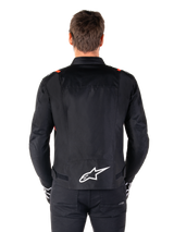 Alpinestars T-SPS v2 Waterproof Motorjas Zwart, wit en fluorood, productfoto 4