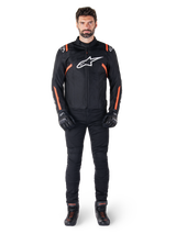 Alpinestars T-SPS v2 Waterproof Motorjas Zwart, wit en fluorood, productfoto 5