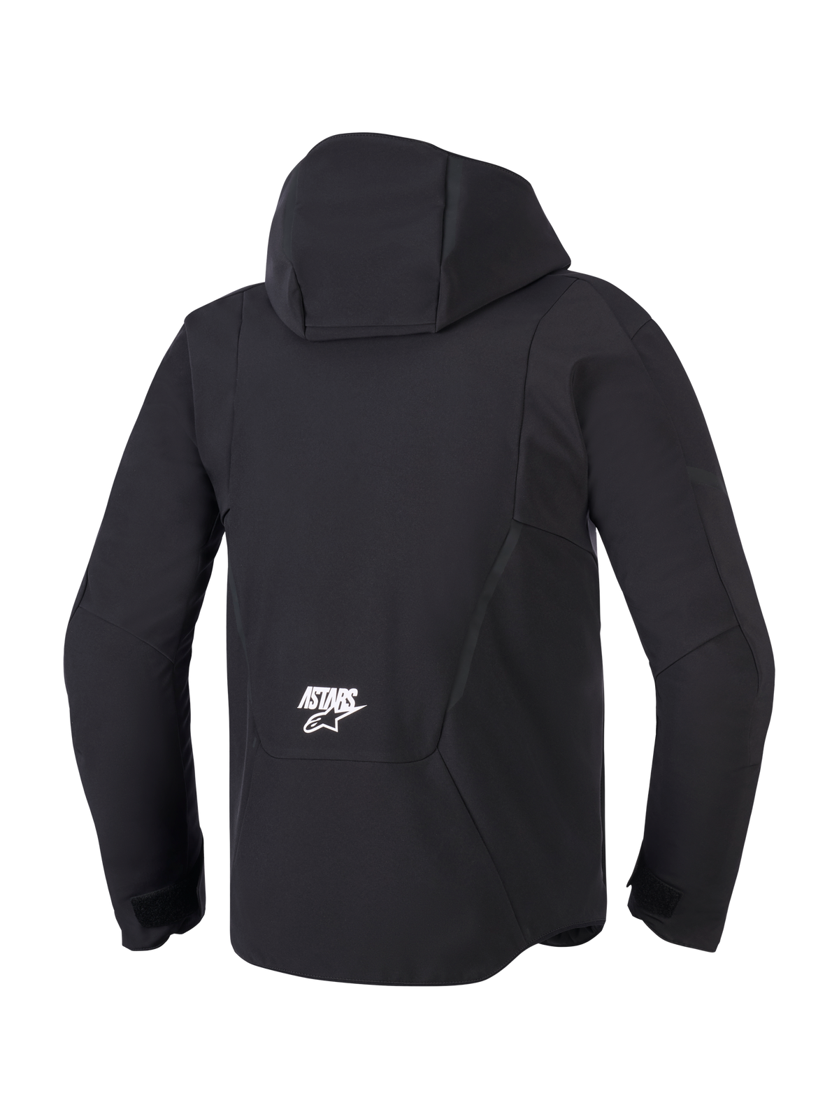 Alpinestars Aeroshell Waterproof Motorjas Zwart, achteraanzicht 2