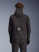 Alpinestars Aeroshell Waterproof Motorjas Zwart, achteraanzicht
