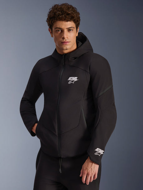 Alpinestars Aeroshell Waterproof Motorjas Zwart, detail 3