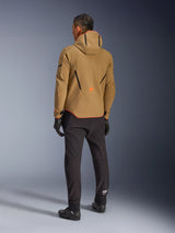 Alpinestars Aeroshell Waterproof Motorjas Beige, schuin achteraanzicht