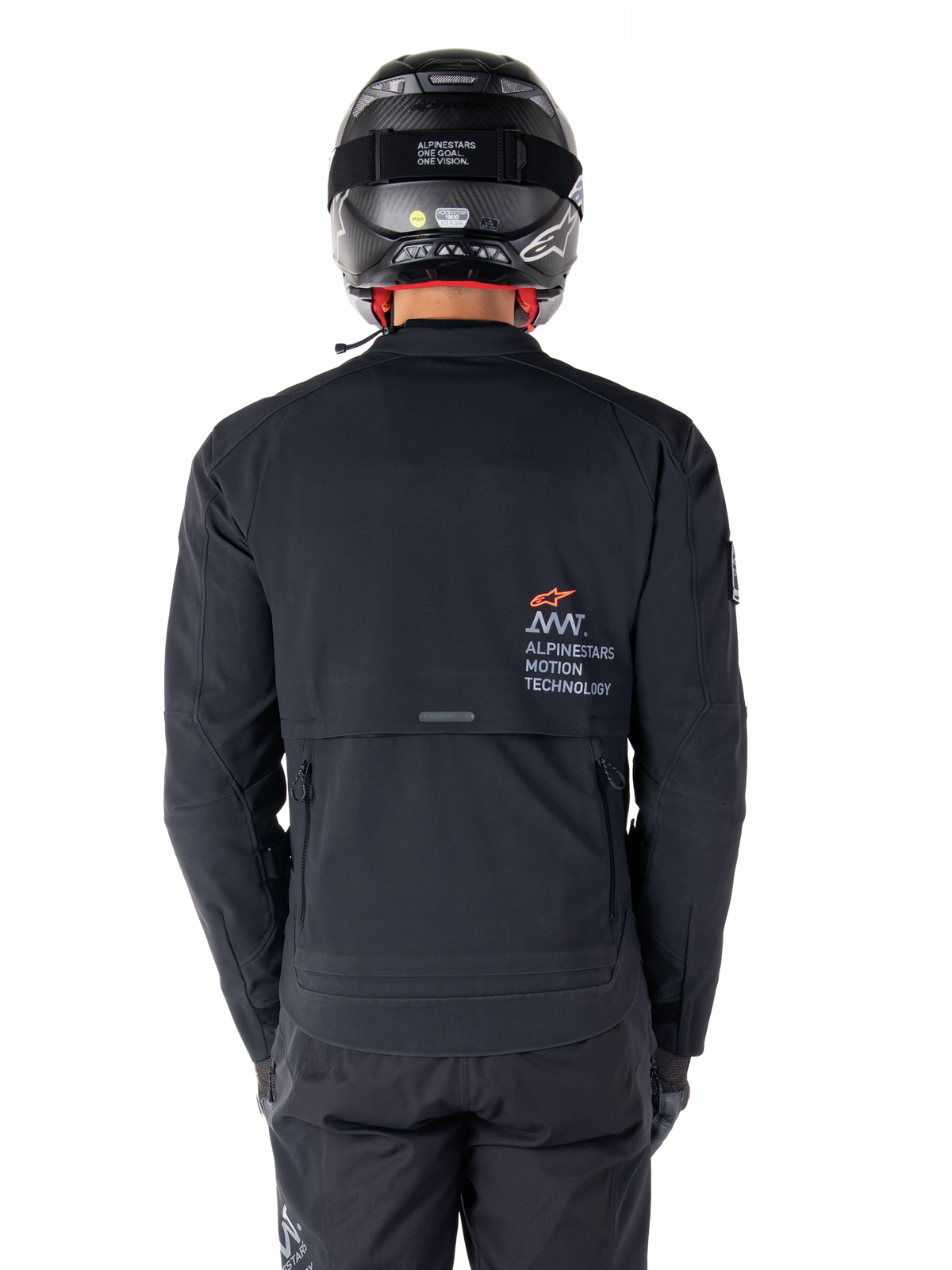 Alpinestars AMT-8 Strech Drystar XF Motorjas Zwart, productfoto 4
