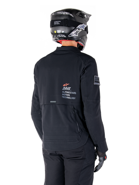 Alpinestars AMT-8 Strech Drystar XF Motorjas Zwart, productfoto 2
