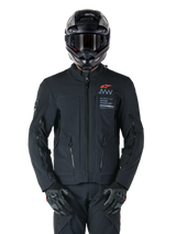 Alpinestars AMT-8 Strech Drystar XF Motorjas Zwart, productfoto 1