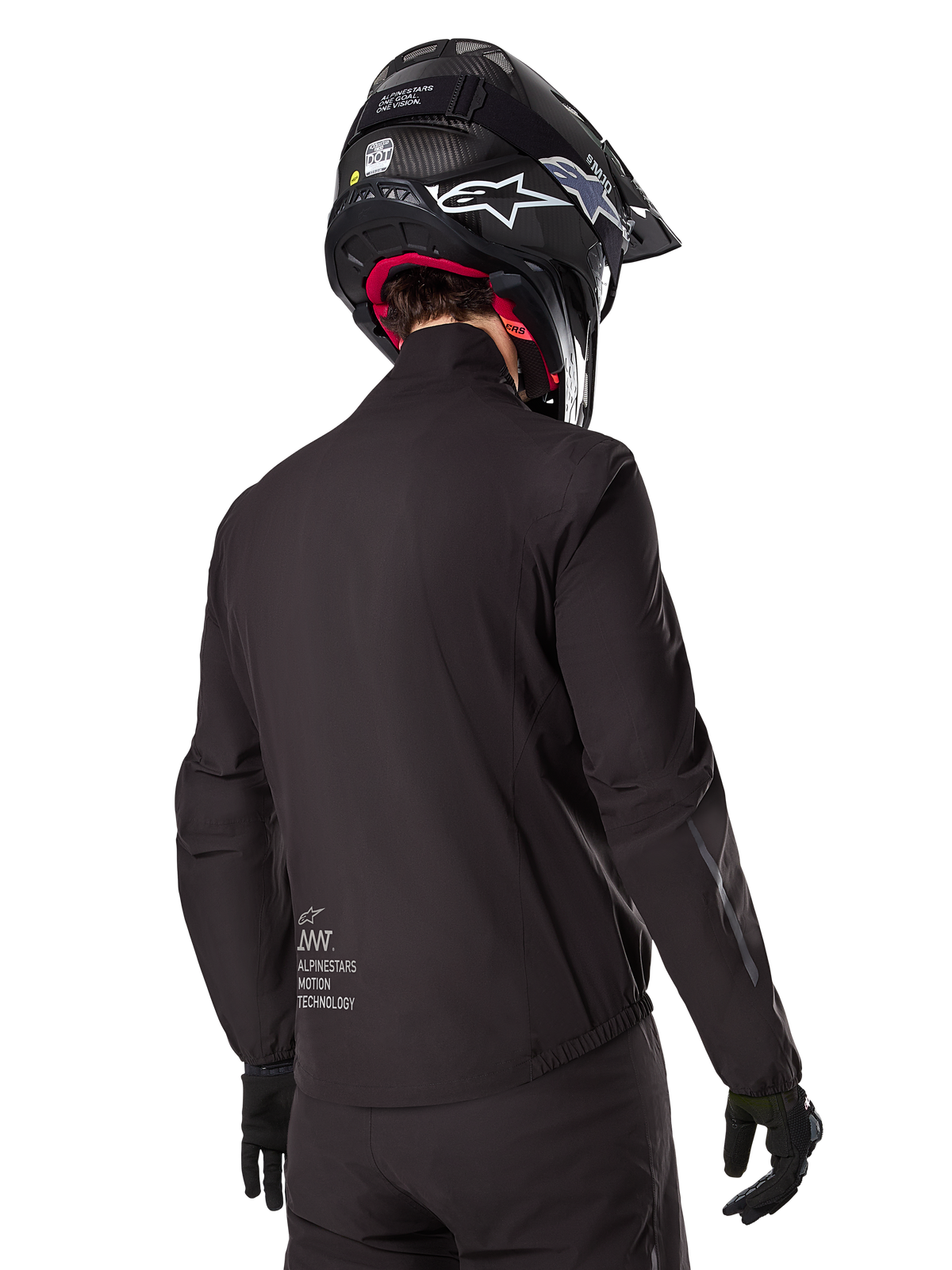 Alpinestars AMT-8 Strech Drystar XF Motorjas Zwart, productfoto 5