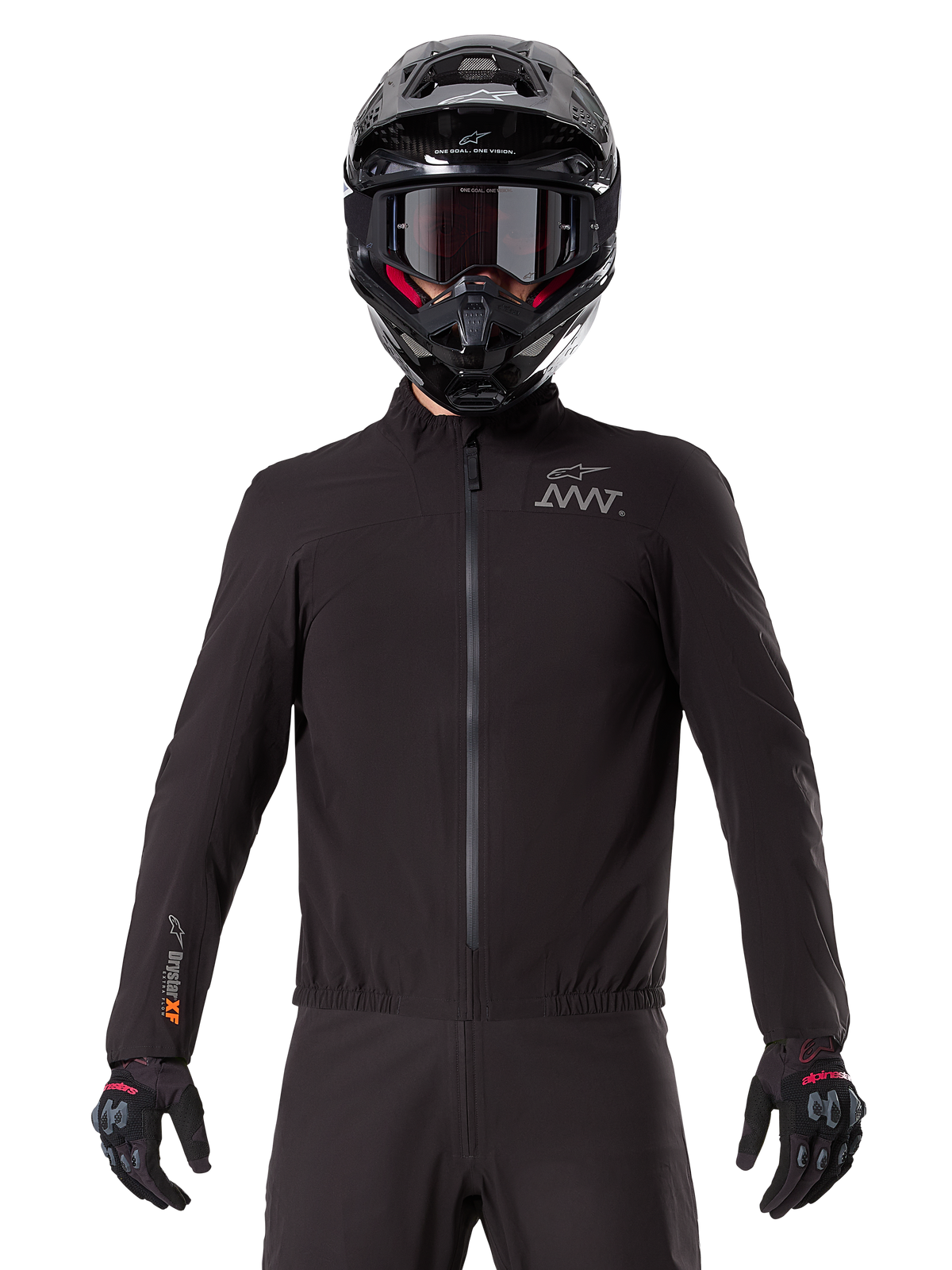 Alpinestars AMT-8 Strech Drystar XF Motorjas Zwart, productfoto 6